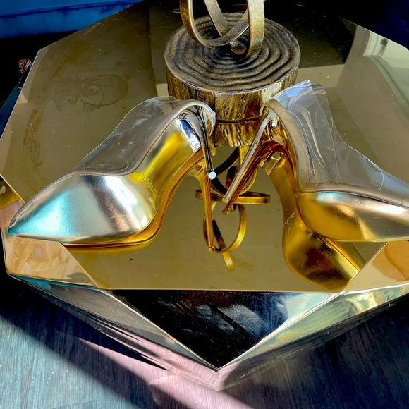 Jessica Rich Fancy stilettos size 8 gold - Picture 6 of 9